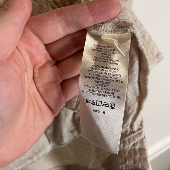 Free People Erin Buttondown in Tea/Cream size XS - Picture 11 of 12